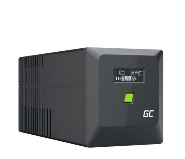 Green Cell UPS PowerProof (1000VA/600W, LCD) UPSLM600 / 5904326375604 - 1364727 - zdjęcie 2